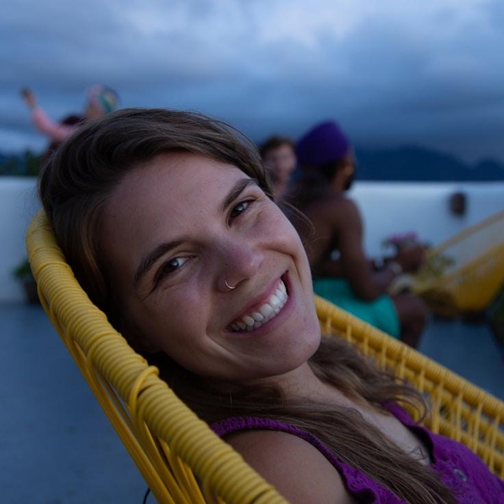 Portrait of Riley Chen, group coordinator and fusion cooking expert